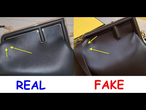 Cómo detectar un falso bolso Fendi.